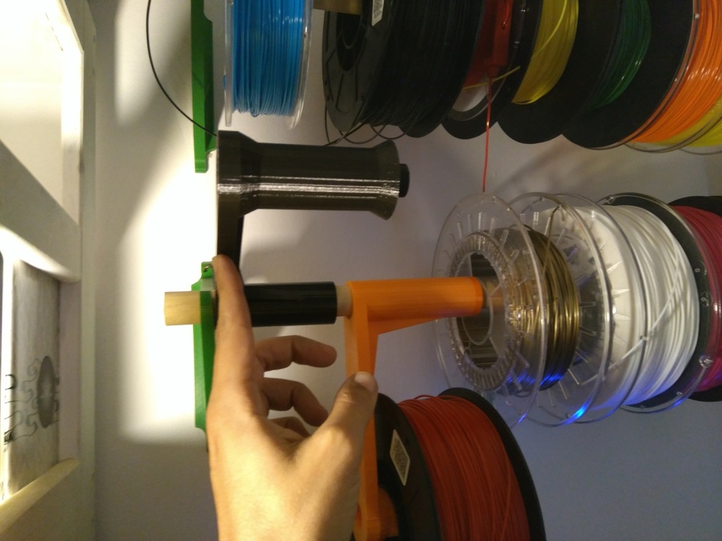 Miniatura 2 do modelo 3D Hook for Spool Wall Mount (Customizable)