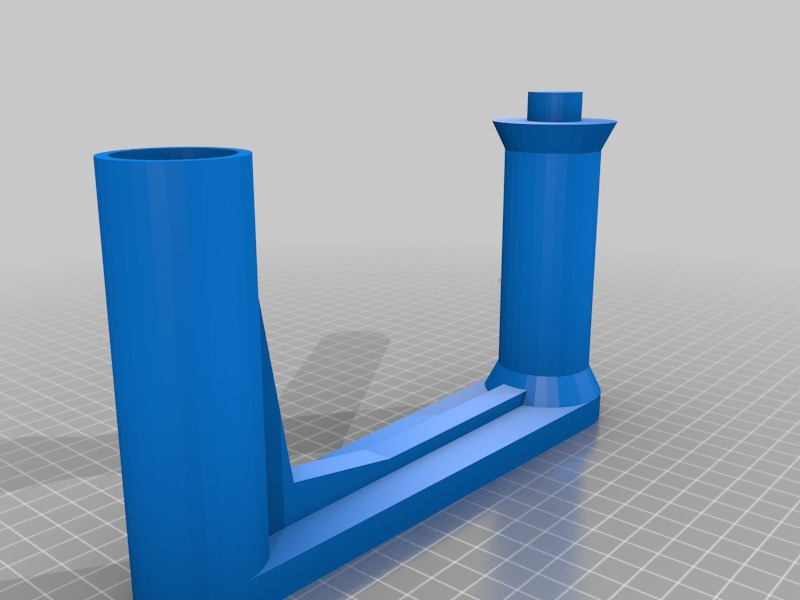 Miniatura 5 do modelo 3D Hook for Spool Wall Mount (Customizable)