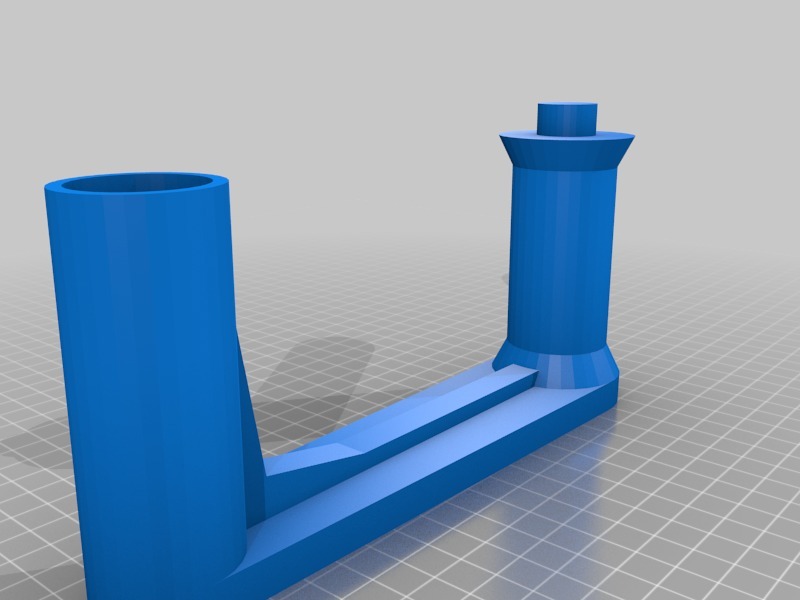 Miniatura 6 do modelo 3D Hook for Spool Wall Mount (Customizable)