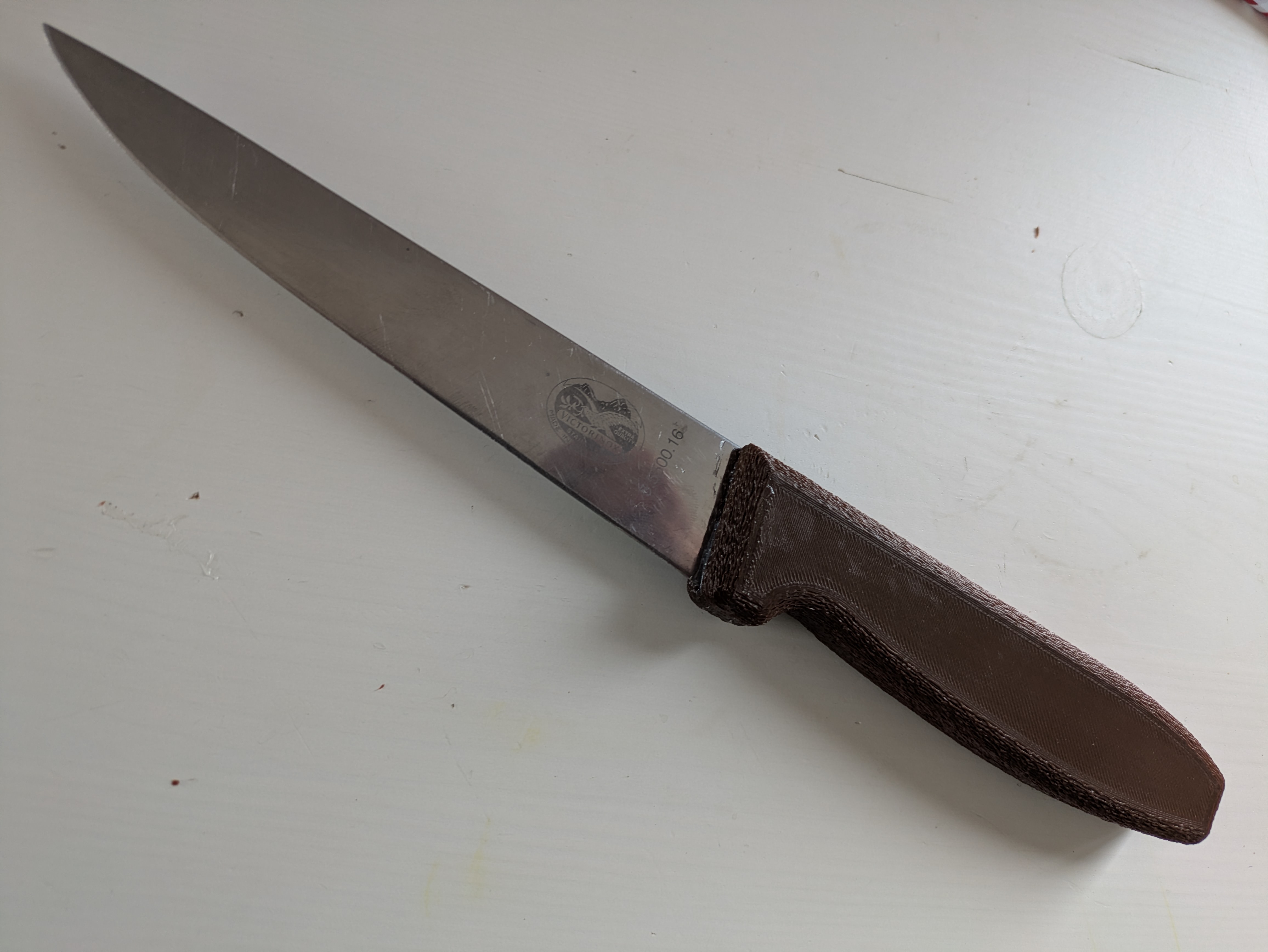 Replacement handle for a victorinox chef knife