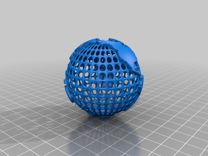 Miniatura 11 do modelo 3D Wired Earth Globe