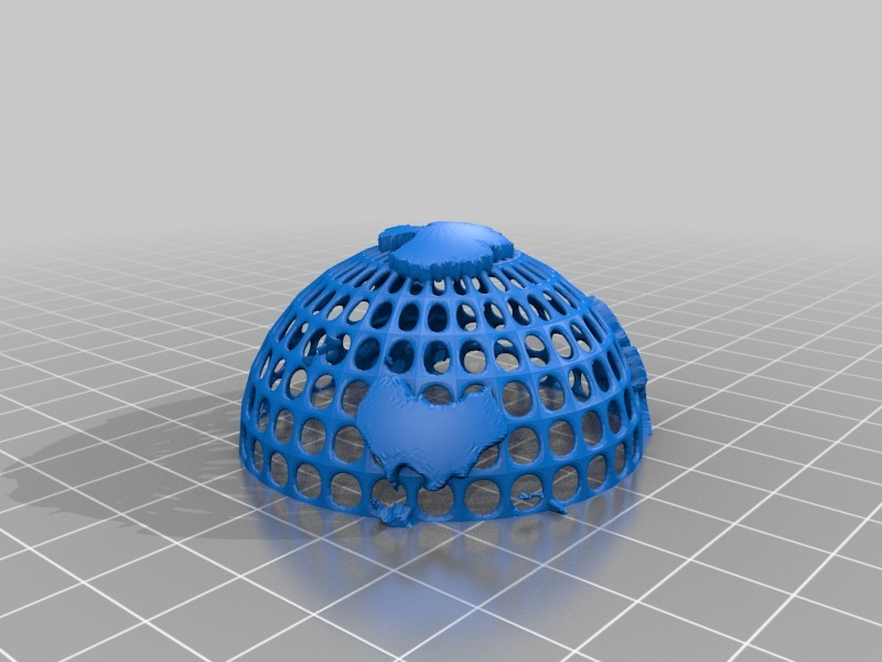 Miniatura 12 do modelo 3D Wired Earth Globe