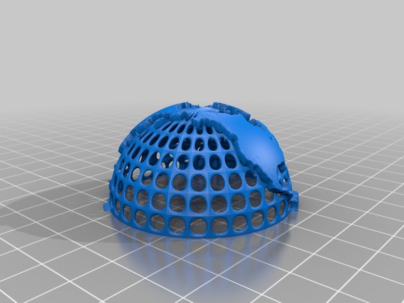 Miniatura 13 do modelo 3D Wired Earth Globe