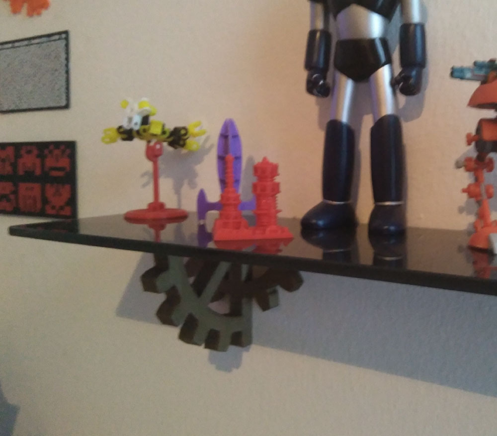 Miniatura 4 do modelo 3D Steampunk Shelf Bracket