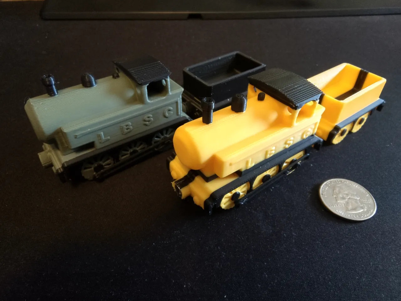 Moving train clearance toy