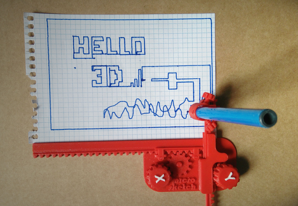 Miniatura 2 do modelo 3D micro-sketch