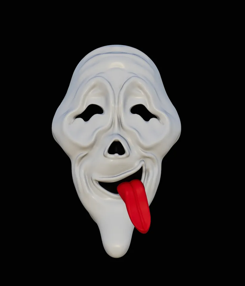 Stoned Scary Movie Ghost Face Mask Halloween Movie Scream Spoof Mask