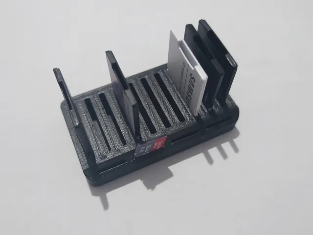 SD Card Holder 10 + 4 micro