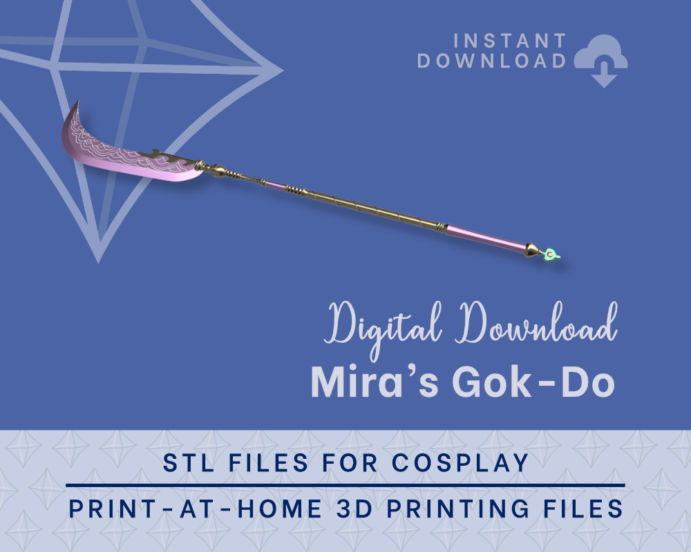 MIRA Weapon Gok-Do STL FILES [Kpop Demon Hunters] | 3D Print Files | Instant Download| Cosplay Prop