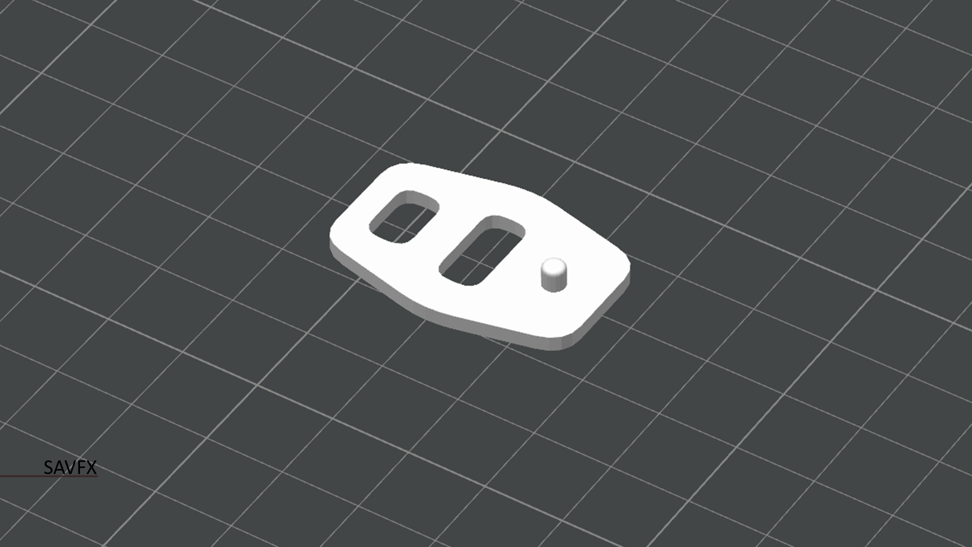 Action Figure Peg Base Stand – Model SAVFX_A01
