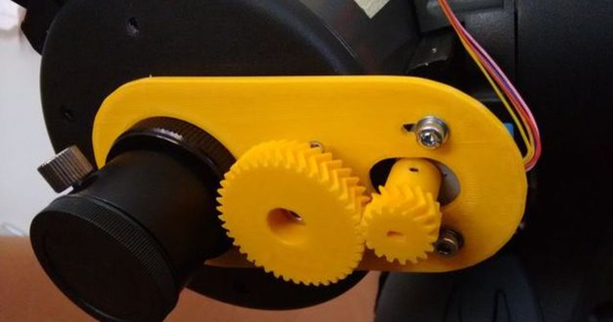 Stepper Motor Focus for Mak127 Telescope by Carsten Download free STL