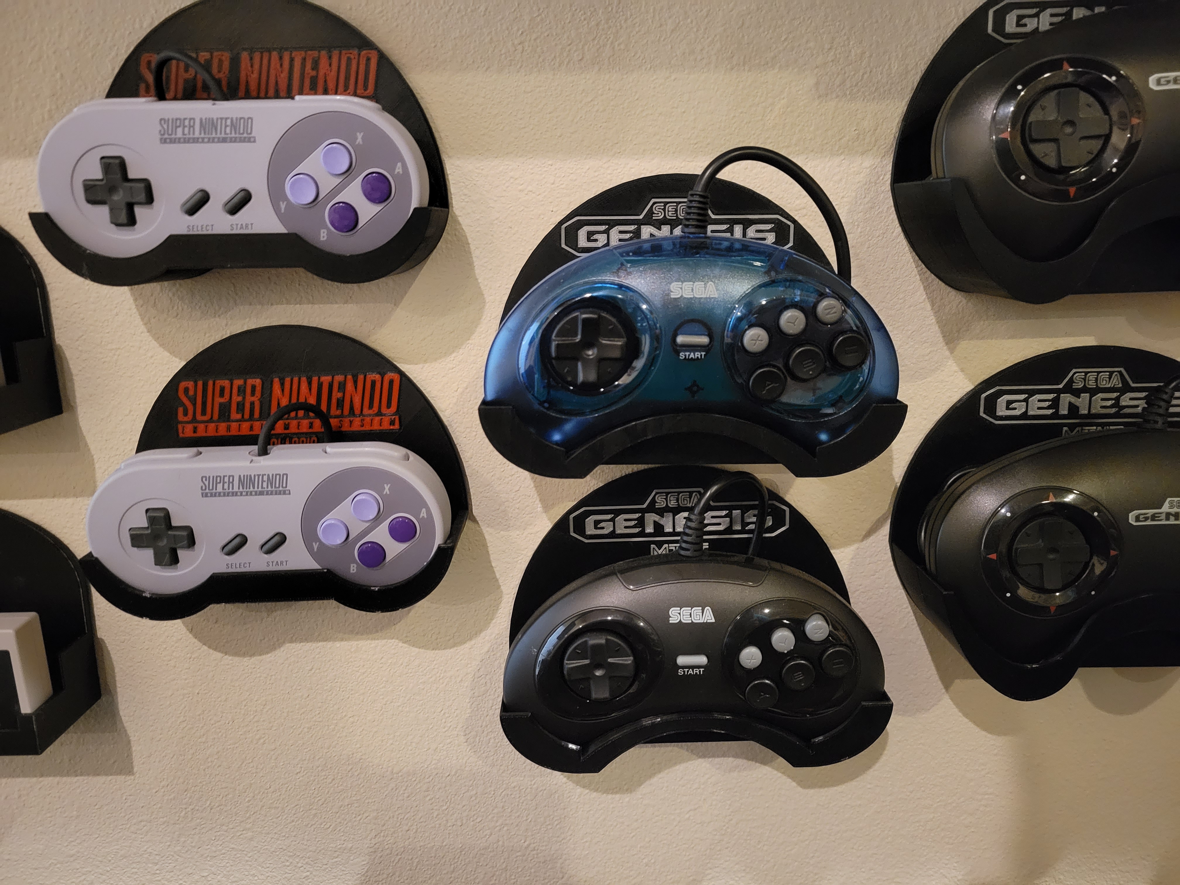 Sega Genesis Mini 6-button Controller Wall Mount