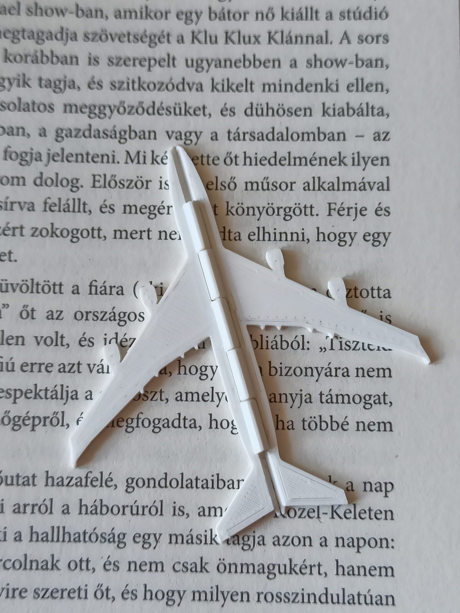boeing 747 bookmark