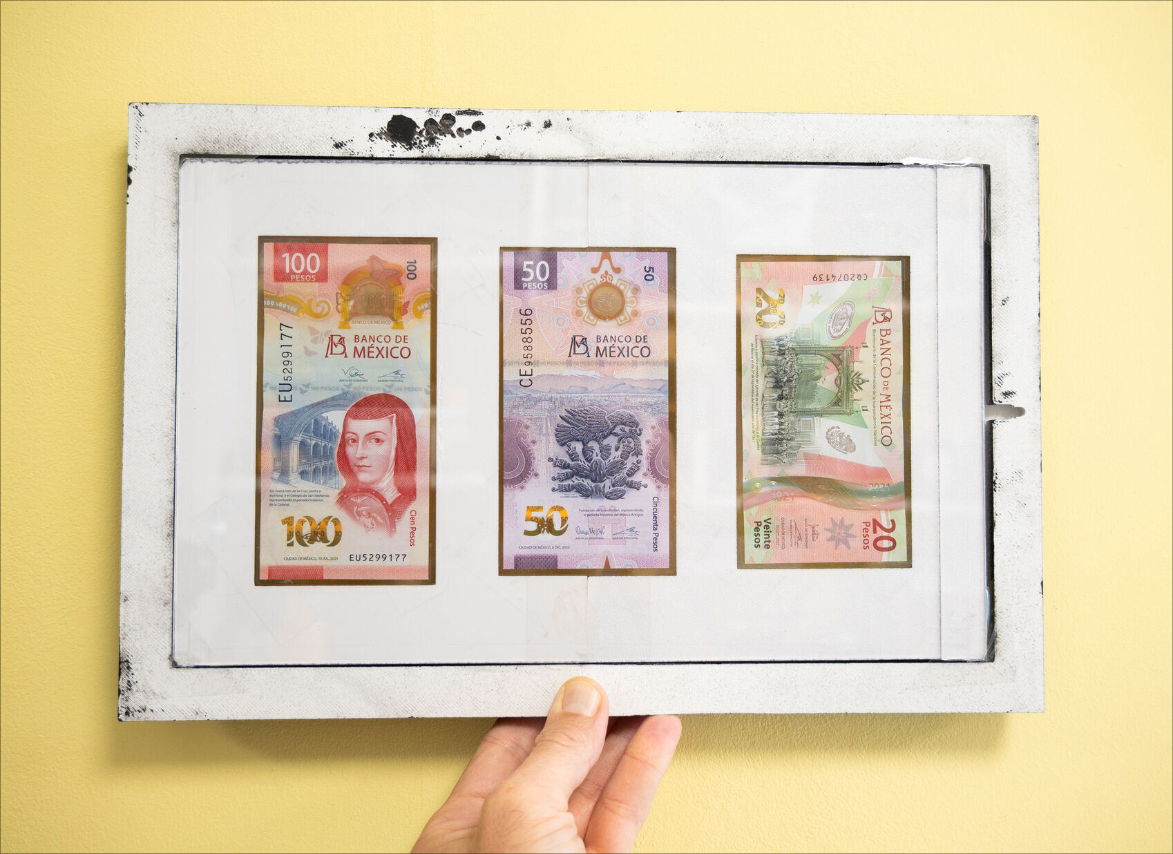 Mexican bank note frame — miniatura 2