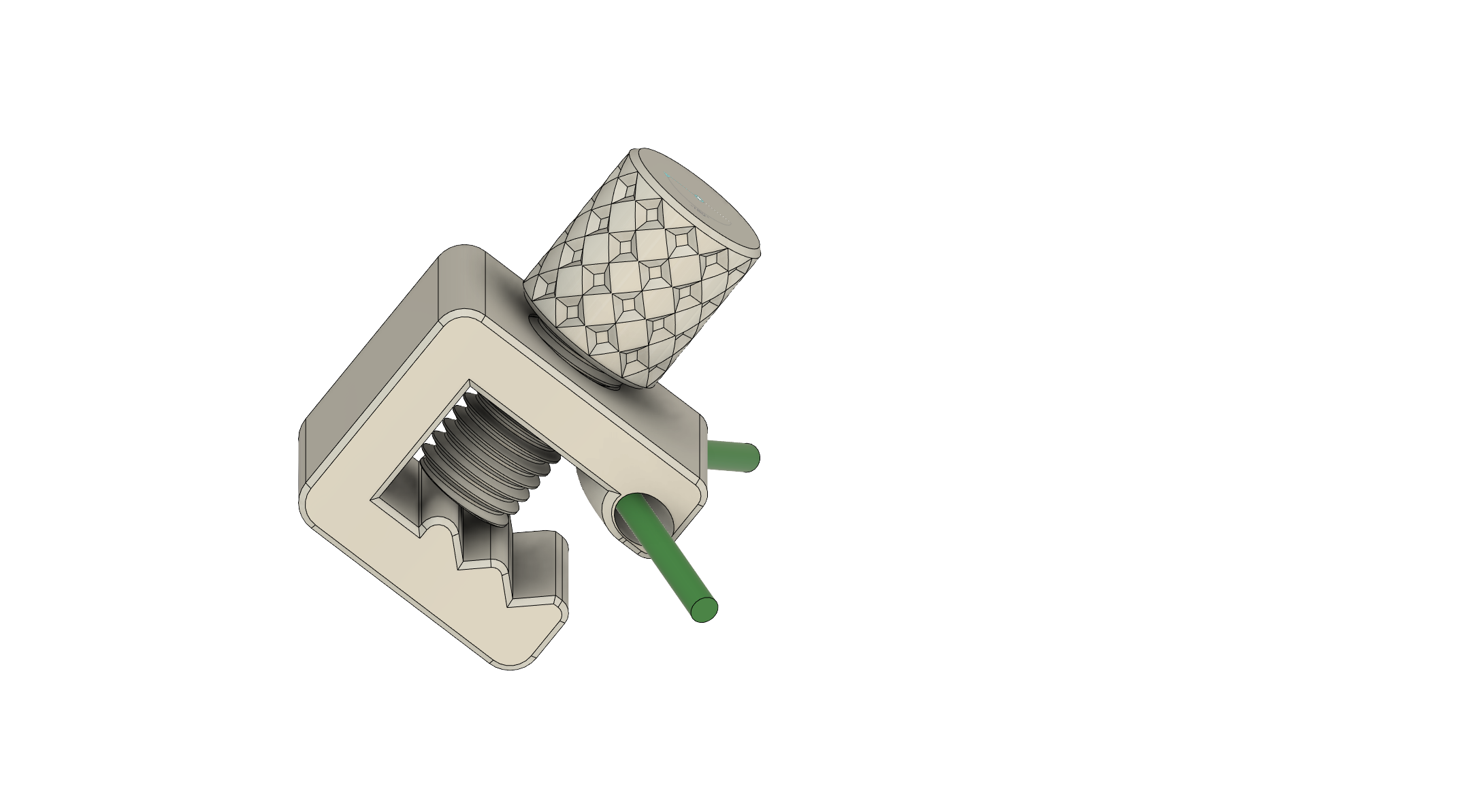 Filament Clip/Holder (1.75 mm filament) by NikosSprocket Download