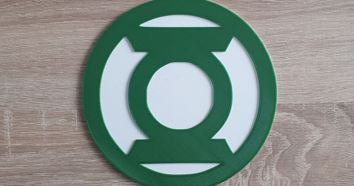 Green Lantern Wall Decor by Martin Download free STL model