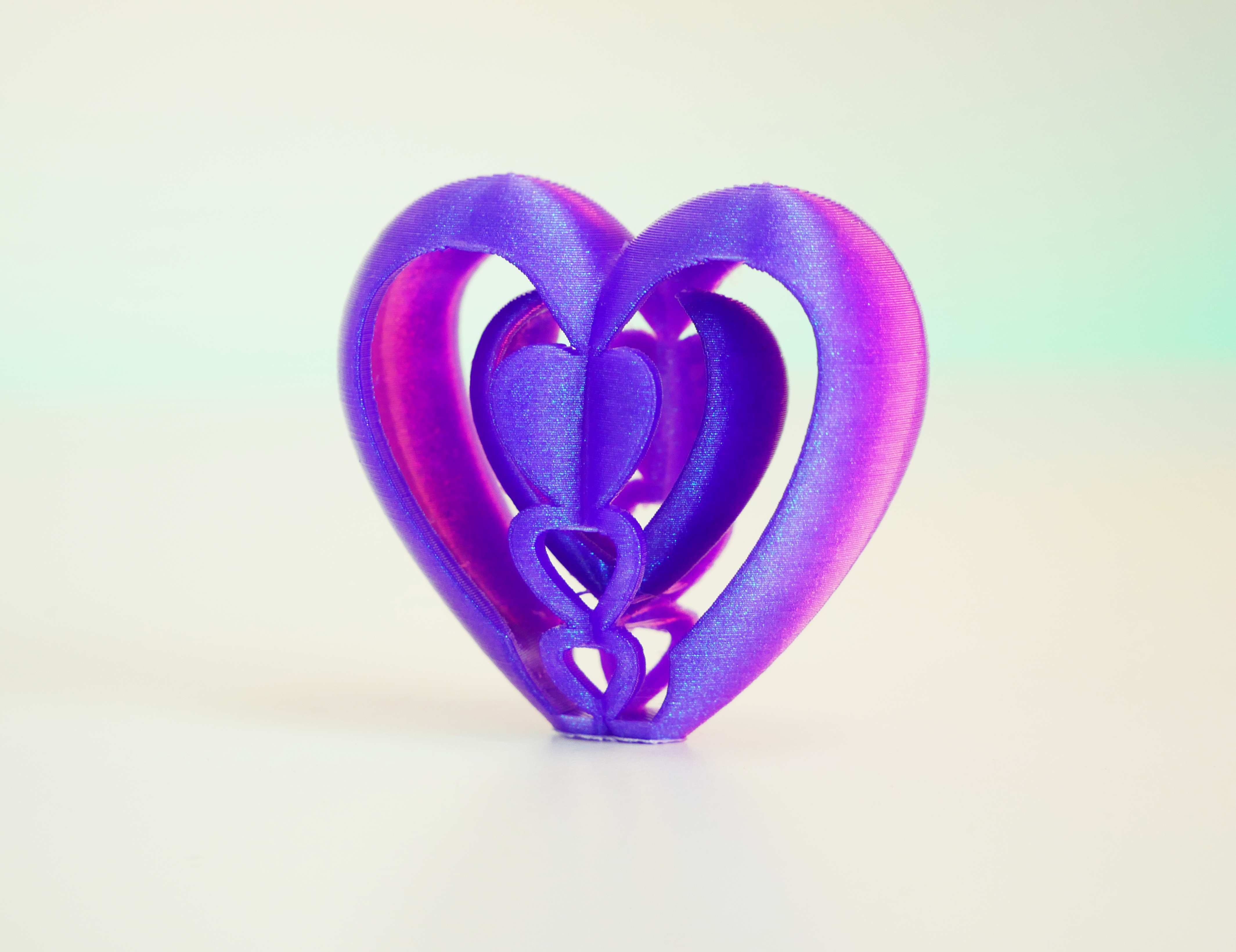 Miniatura 2 do modelo 3D Heart Strings ~ A 3D Printer stress test