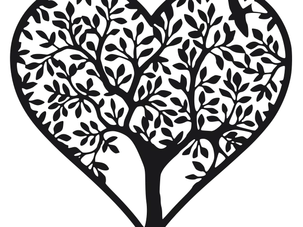 Love heart tree