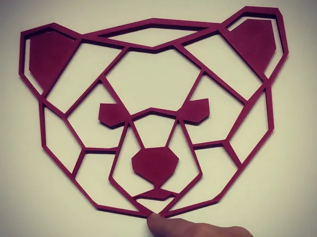 Medvědí hlava / Bear's head Low-Poly