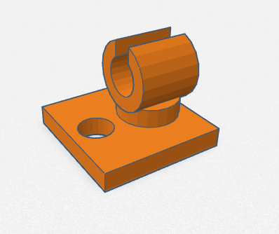 pole holder in caravan