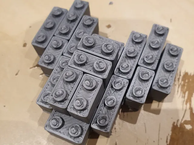 lego compatible bricks love heart