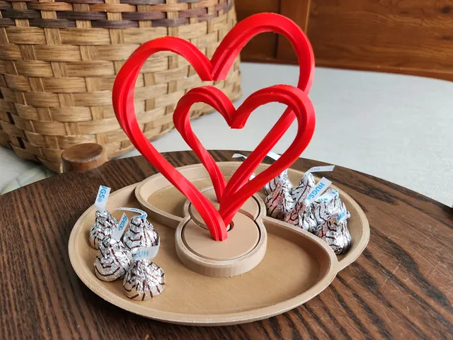 Two Hearts That Start Apart, But Belong Together (Optional Tray)