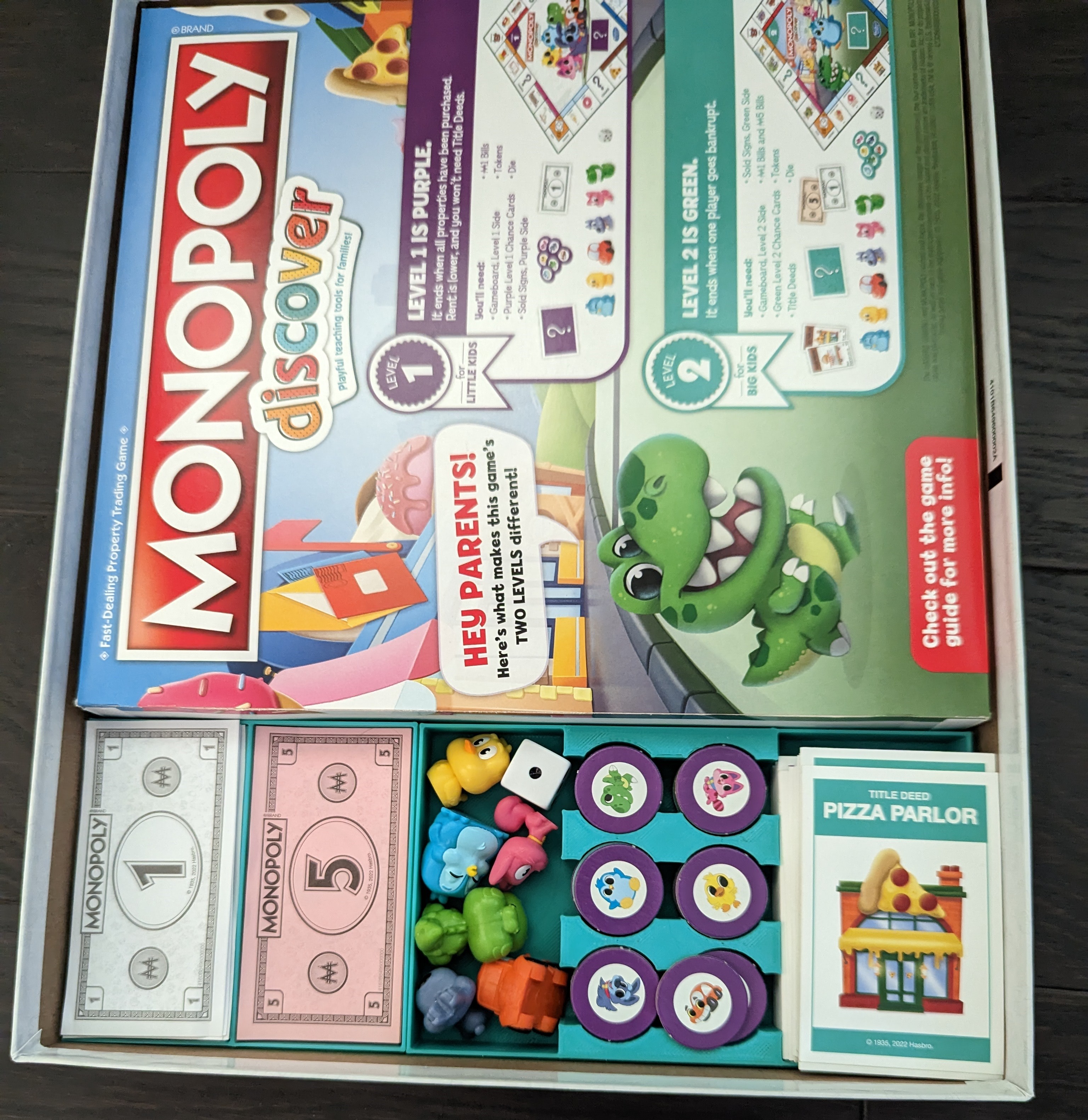 Monopoly Discover Organizer by kzlife76, Download free STL model