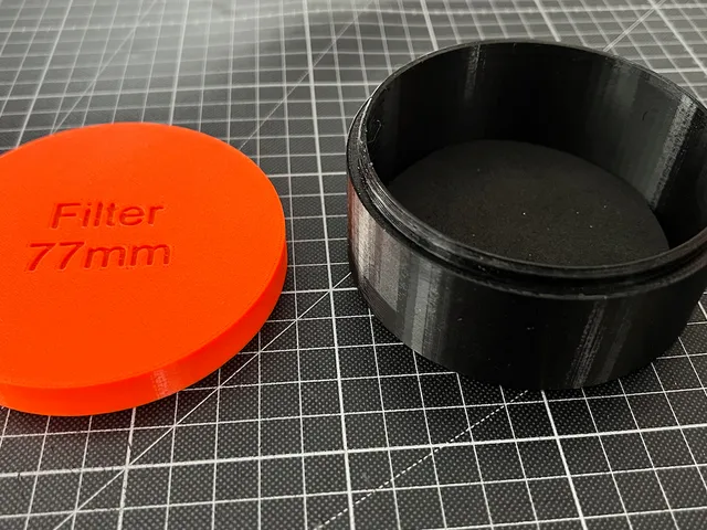 Rundfilter Dose für 77mm Durchmesser Filter