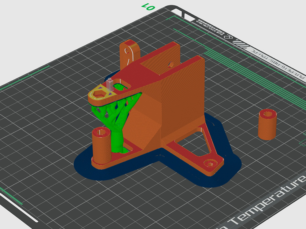 MAK Sidewinder X1 Filament Wheel by mak77 | Download free STL model ...