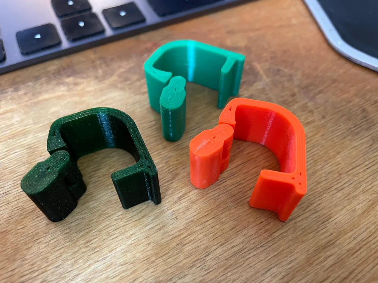 Samla Clip with hinge --> half by PicNic | Download free STL model ...
