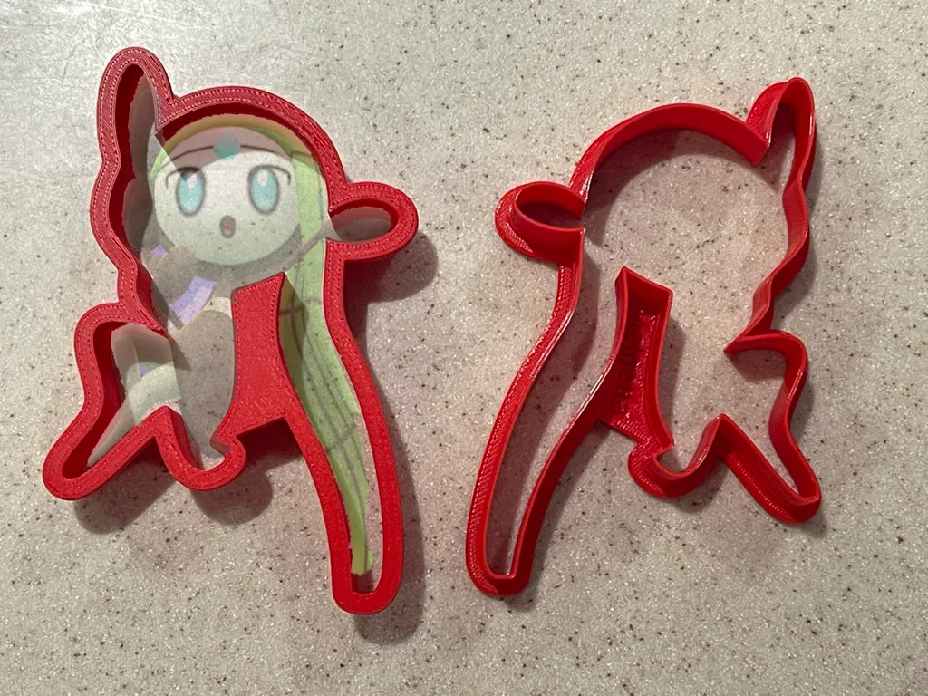 Meloetta Cookie Cutter (Pokemon Go) by cmar, Download free STL model