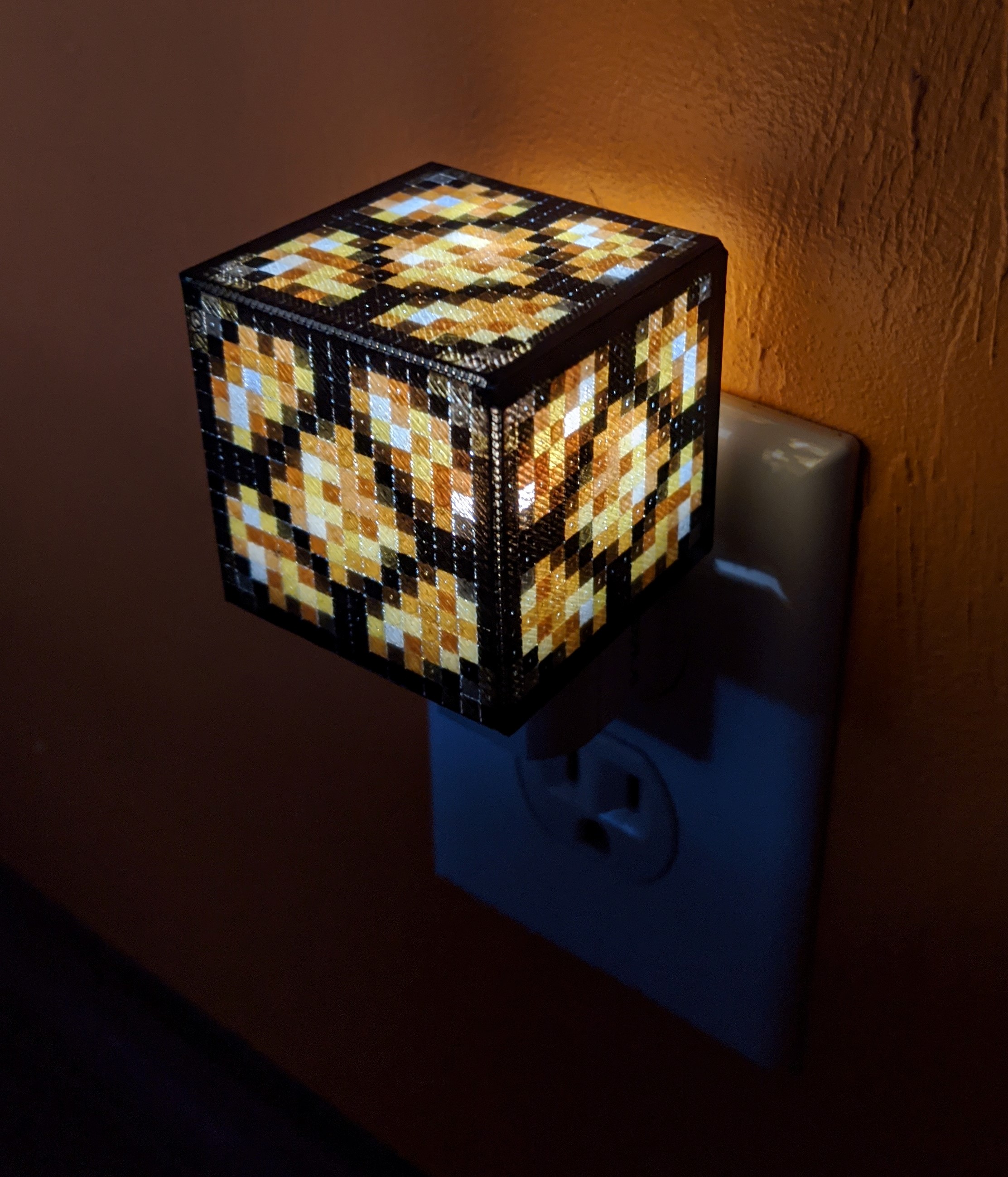Redstone Lamp Night Light by Moop | Download free STL model ...