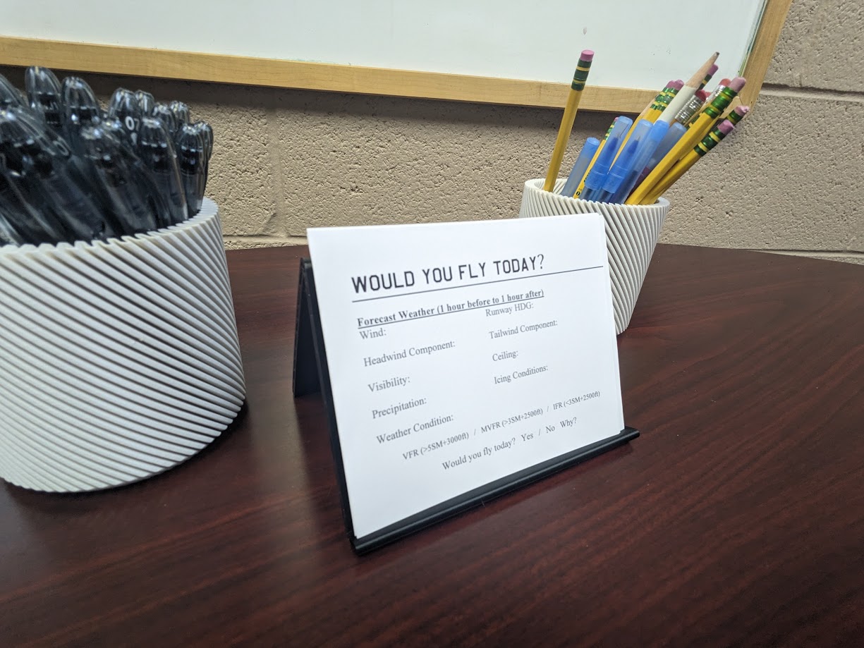 Stand for Quarter Sheets of Paper