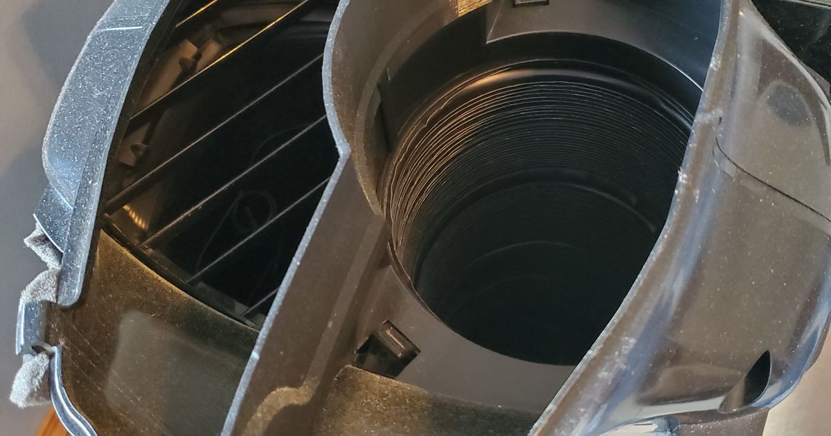 Midea Portable AC Duct Air Diverter by TechnoSwiss Download free STL