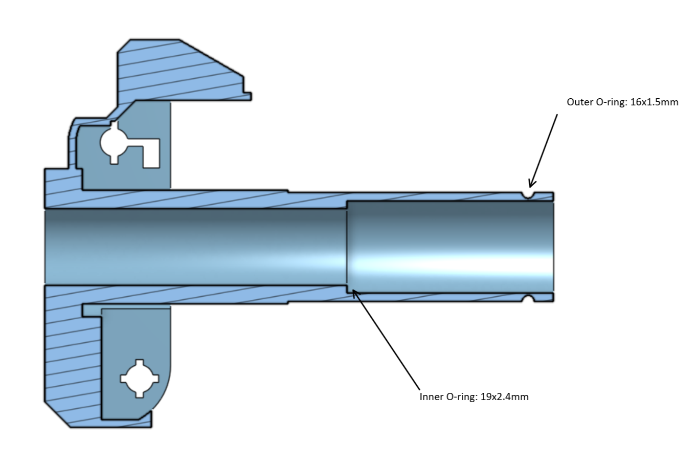 Nerf Rival Pilot Flypoint Replacement Front End