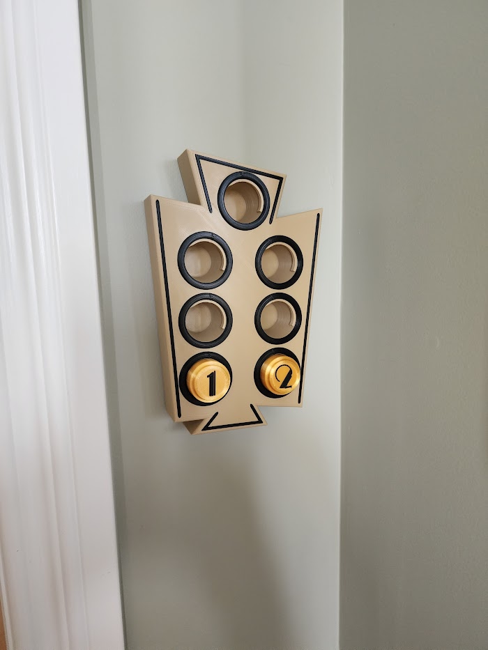 Luigi's Mansion 3 Elevator Panel