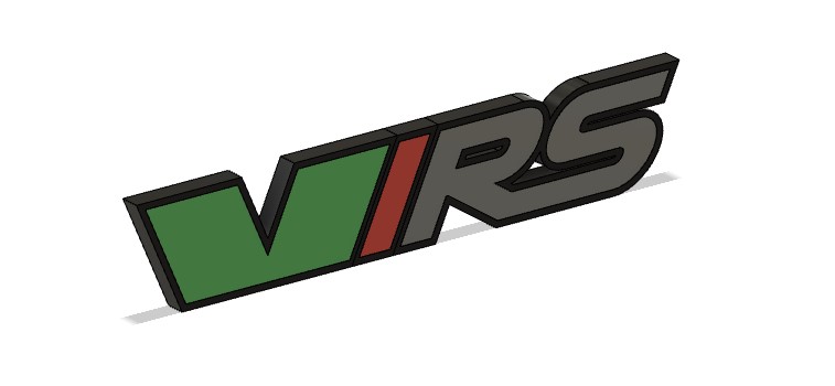 VRS LED logo by Jakub Dvořák, Download free STL model