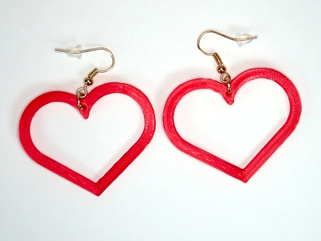 Heart earring