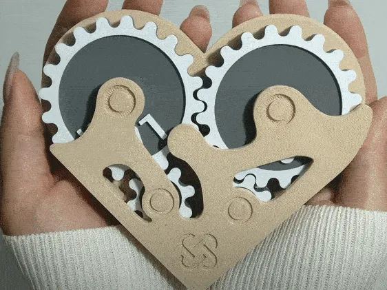 cœur mécanique saint valentin