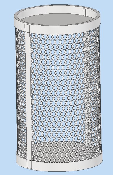 Miniatura 3 do modelo 3D Cylindrical Earring Holder