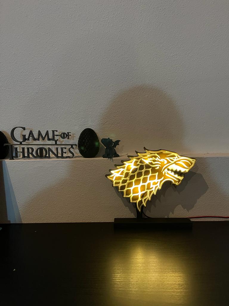 GOT Stark Game of Thrones - LED Lamp/Diffuser