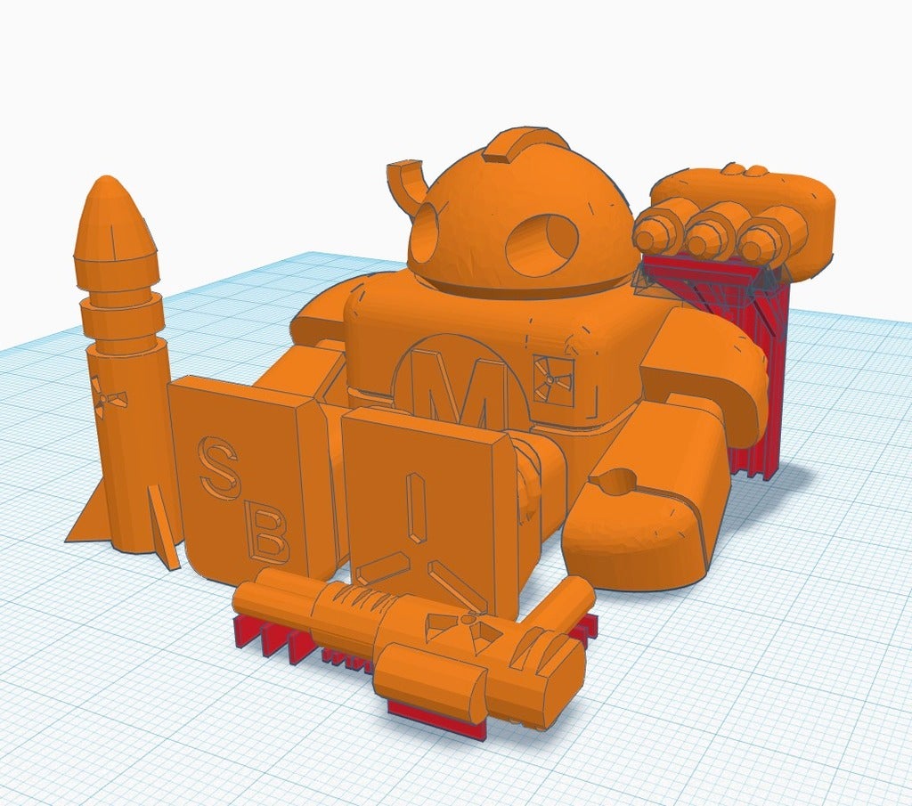 Makerbot Robot - weaponized & wider joints by MediaMan3D | Download ...