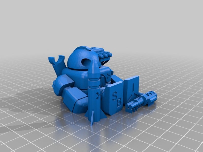 Makerbot Robot - weaponized & wider joints — miniatura 4
