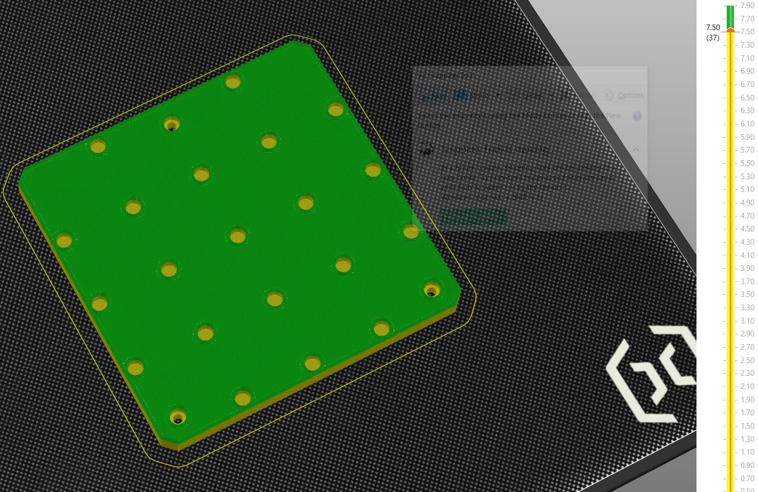 Embedded Magnets 3D Printable V0 Buildplate With Embedded Magnets by damnfineco ...