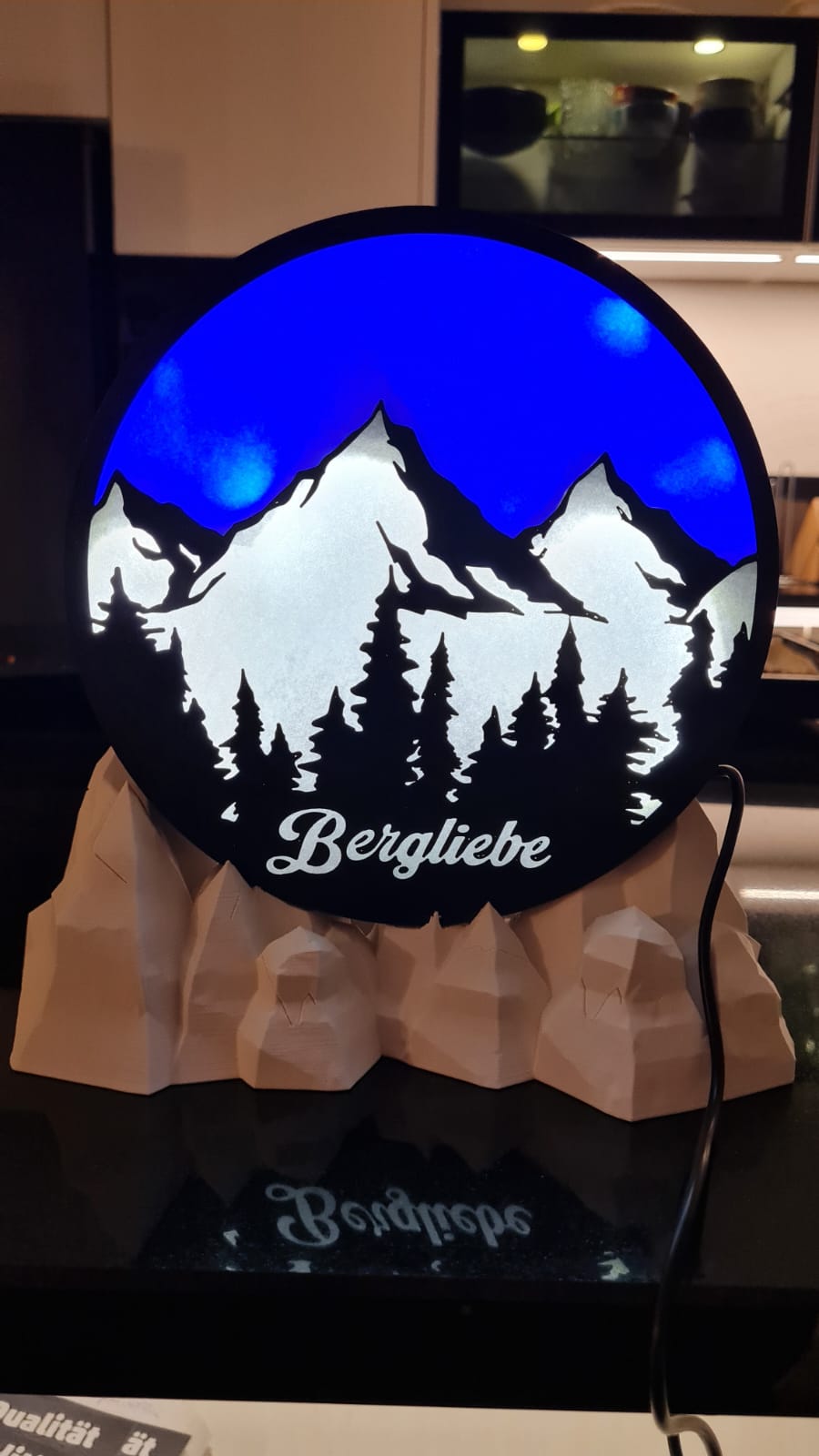 Bergliebe "Mountainlove" Lamp with colorchange and colorzones
