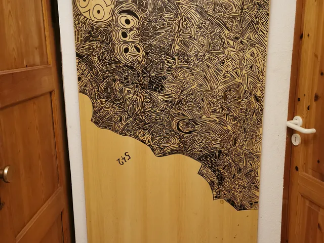 Wall mount for painted desk top