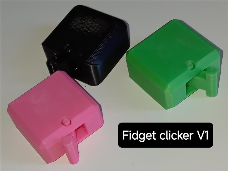 Super clicker fidget Print-in-place