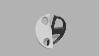 Rotating Fidget Keychain