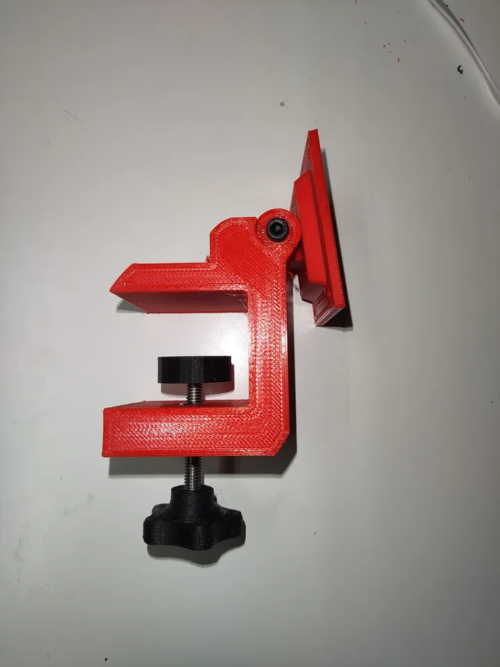 Adjustable Desk Clamp for Sim Racing button box by Mike, Download free STL  model