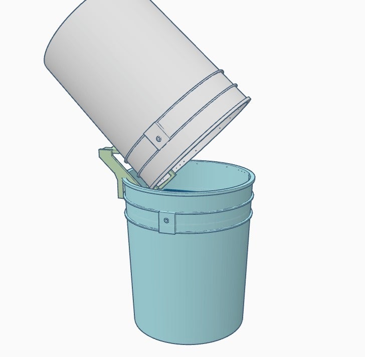 Honey Bucket Rack
